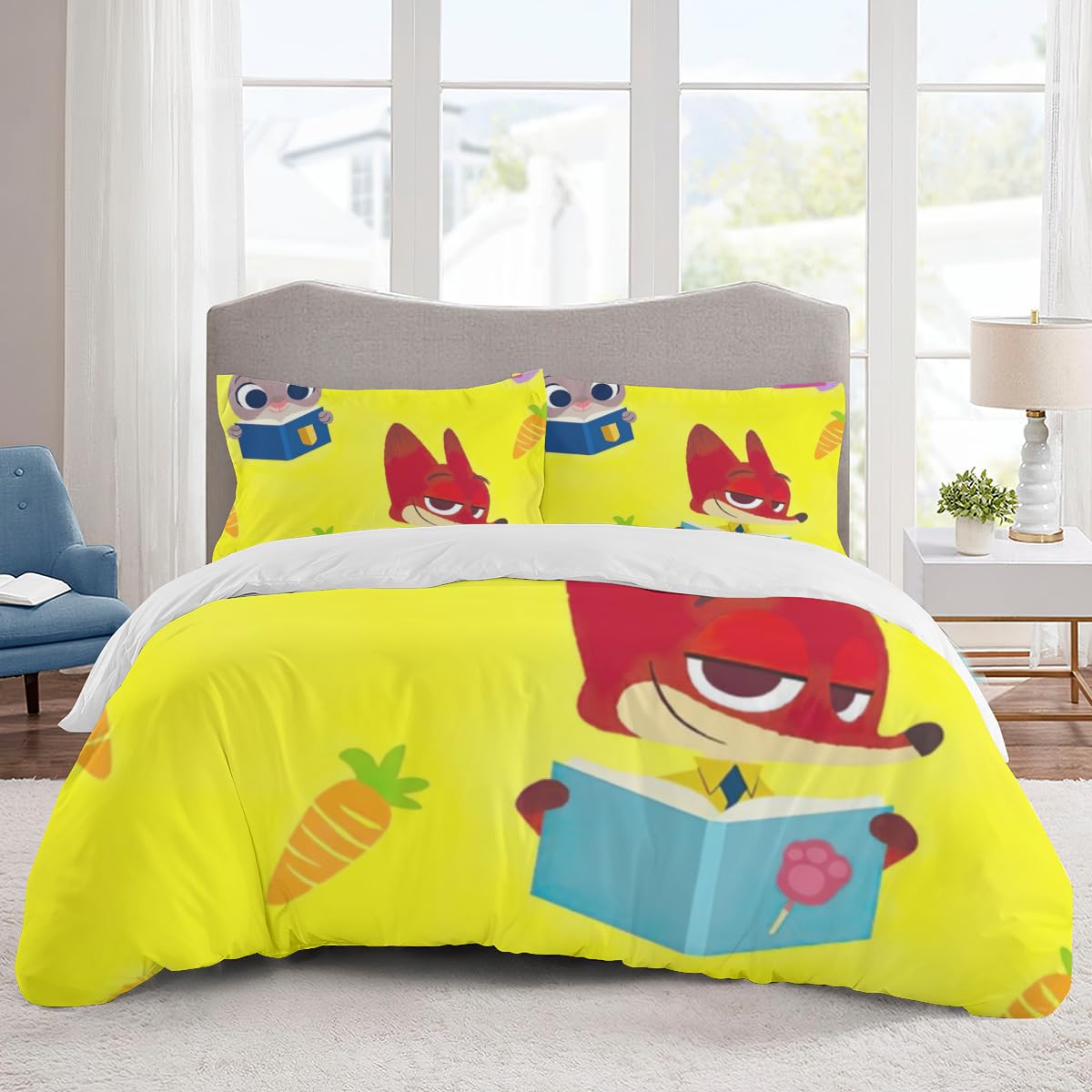 Amazon｜ズートピア ニック・ワイルド (1) 布団カバー シングル 3点